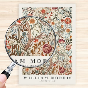 William Morris Set of 3 Wall Art Prints, William Morris Vintage Museum ...