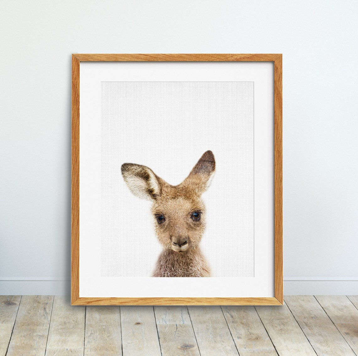 Kangaroo Print Nursery Animal Wall Art Baby Animals Etsy