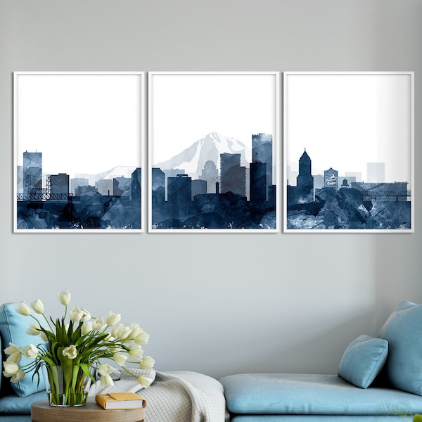 Triptych Art Etsy