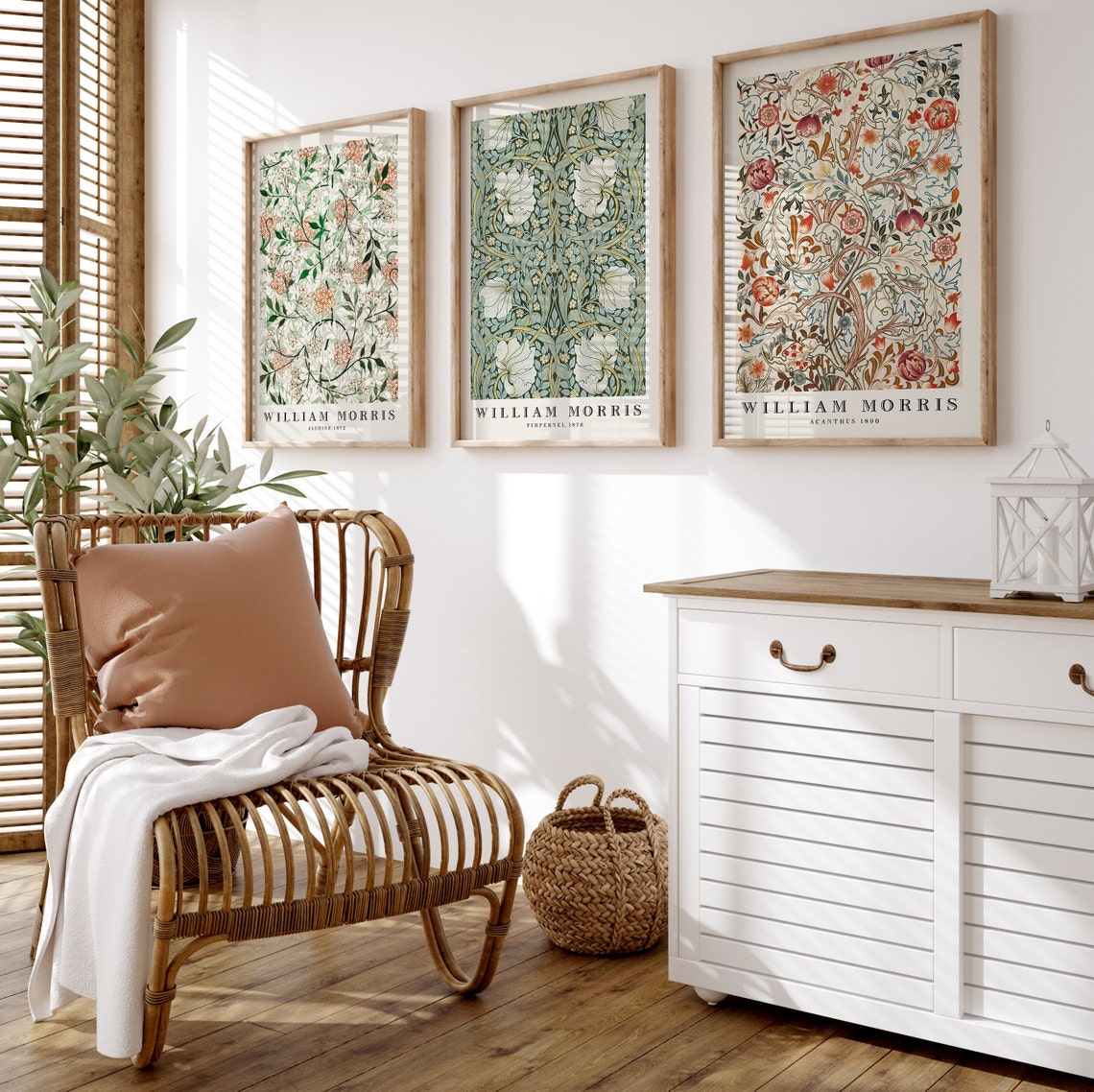 William Morris Set of 3 Wall Art Prints William Morris - Etsy