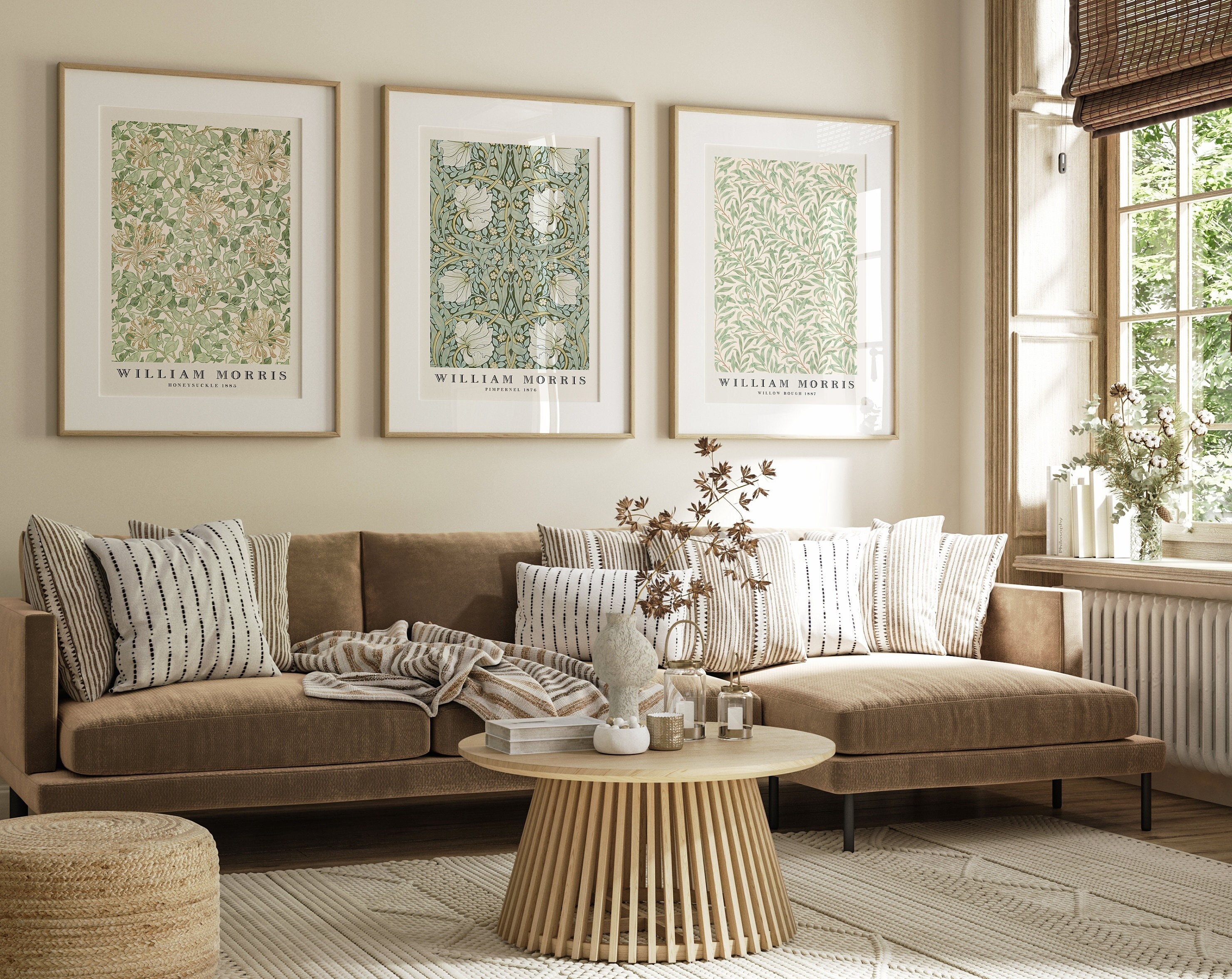 William Morris Set of 3 Wall Art Prints, William Morris Vintage Museum ...