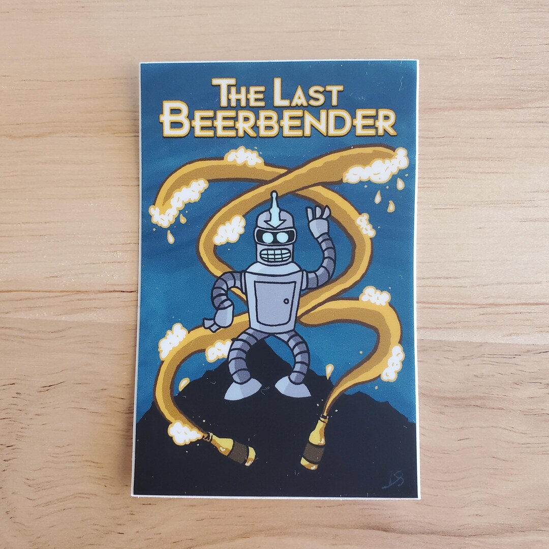 Last Code Bender The Last Beerbender Sticker 3x2 Vinyl - Etsy