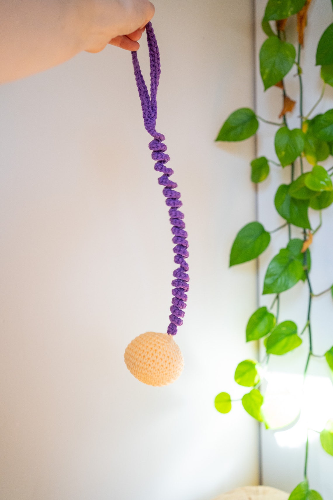 Handmade Cat Toy / Bouncing Cat Toy / Door Hanging Cat Toy / Etsy