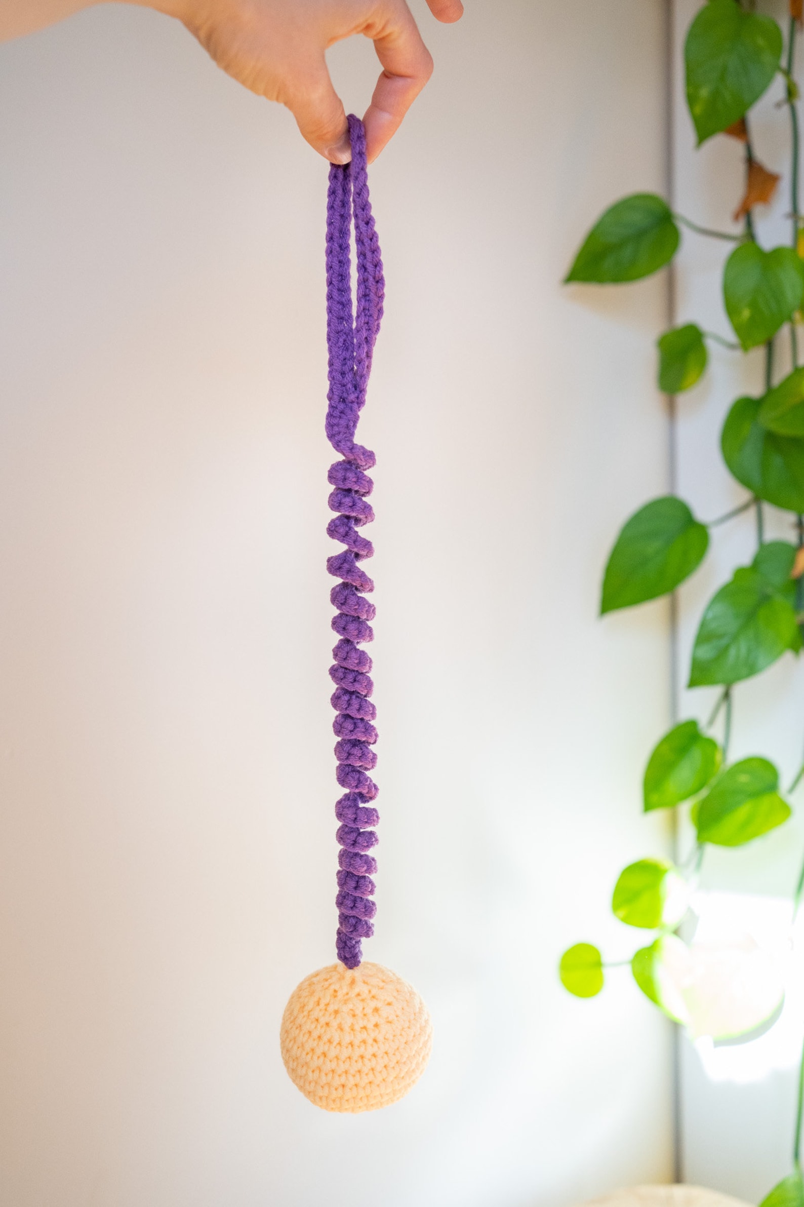 Handmade Cat Toy / Bouncing Cat Toy / Door Hanging Cat Toy / Etsy