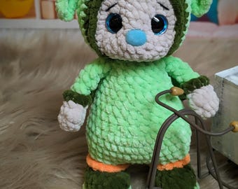 crocheted dragon, crochet toy, amigurumi, Christmas, gift, plushie, dragon