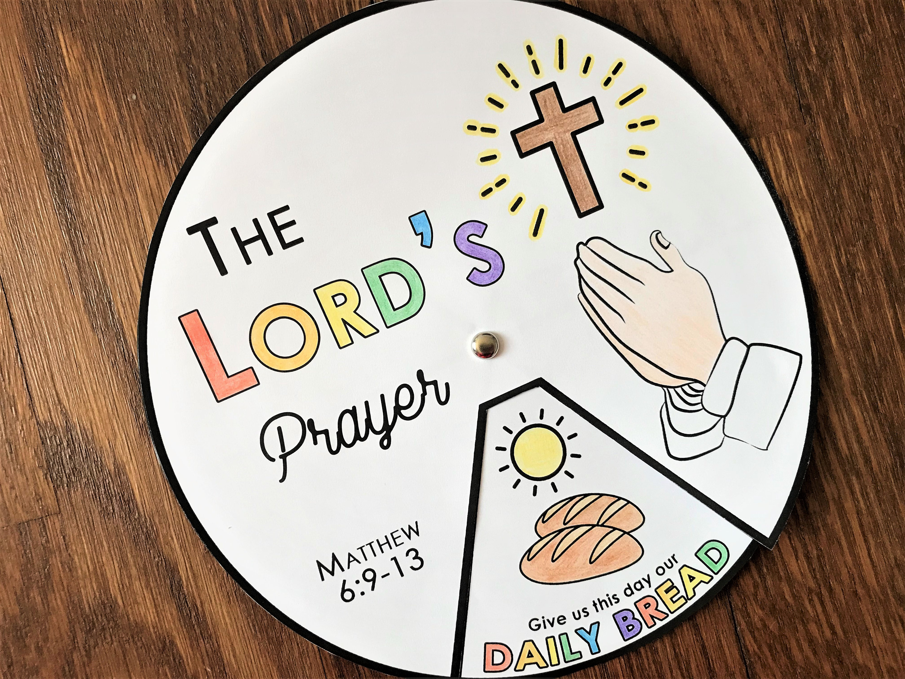 The Lord's Prayer Sticker Sheets — Illustrated Ministry