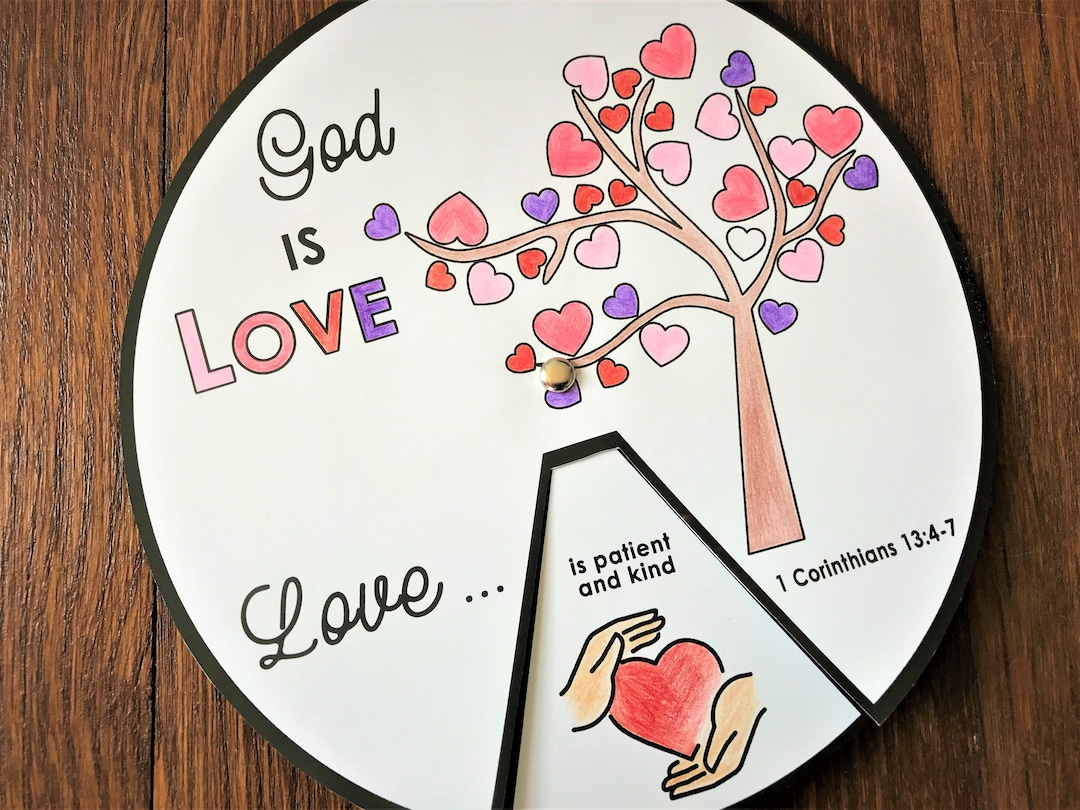 God is Love 1 Corinthians 13 Coloring - Il 1080xN.4345030044 68hu 