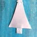 Pewter Stamping Blanks - Wide Christmas Tree - Christmas Ornament Blanks - Handstamping Supplies - Wholesale Jewelry Supply (M215B)