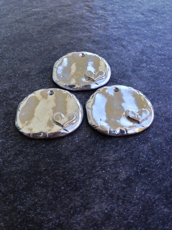 Pewter Stamping Blanks Hand Stamped Jewelry Supplies 39mm