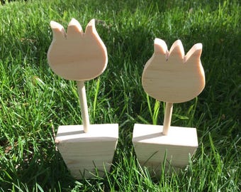 Handmade Pine Wooden Flower: Teacher Gift, Graduation Gift