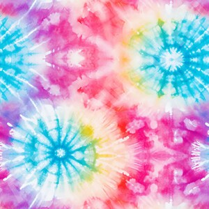 Dreamy Swirl Tie Dye Seamless Pattern – High Resolution (Digital Download)