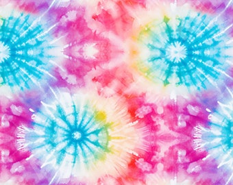 Dreamy Swirl Tie Dye - Seamless, Repeating Pattern - 2 files, tiled & not tiled - 300 DPI, High Resolution, Print Ready