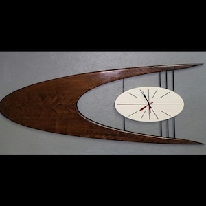 30" Belart Mid Century Modern Boomerang Clock