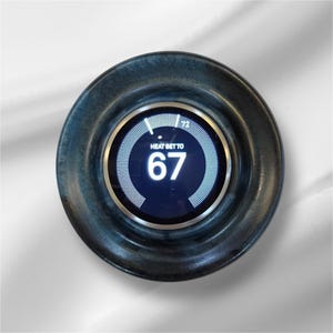 Unique one of a kind Colorful Acrylic Nest Thermostat Wall Plate