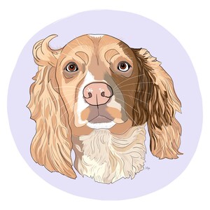 Aangepast huisdierportret (hond/kat/elk dier) A4
