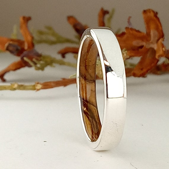 Anello in argento e oliva Anelli originali Etsy Italia