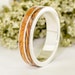 see more listings in the Silver wood rings section