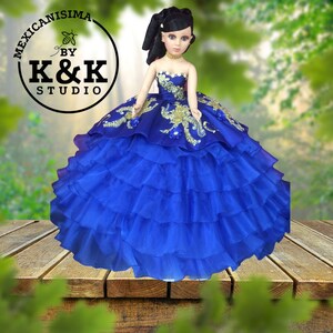 Floral Muñeca, Quinceañera Doll, Custom Made, Quinceañera  Accessories, Accessorios de Quince Años , Quinceañera, Quince Set,