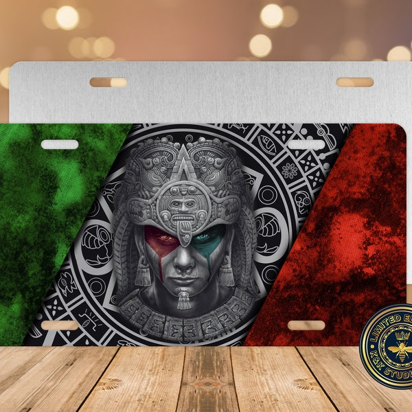 Aztec License Plate Etsy