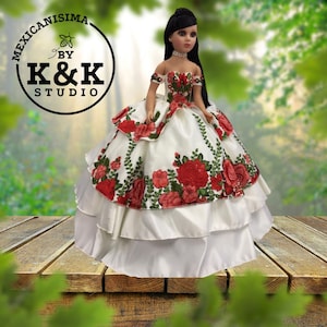 Charro Floral Muñeca, Quinceañera Doll, Custom Made, Quinceañera  Accessories, Accessorios de Quince Años , Quinceañera, Quince Set,