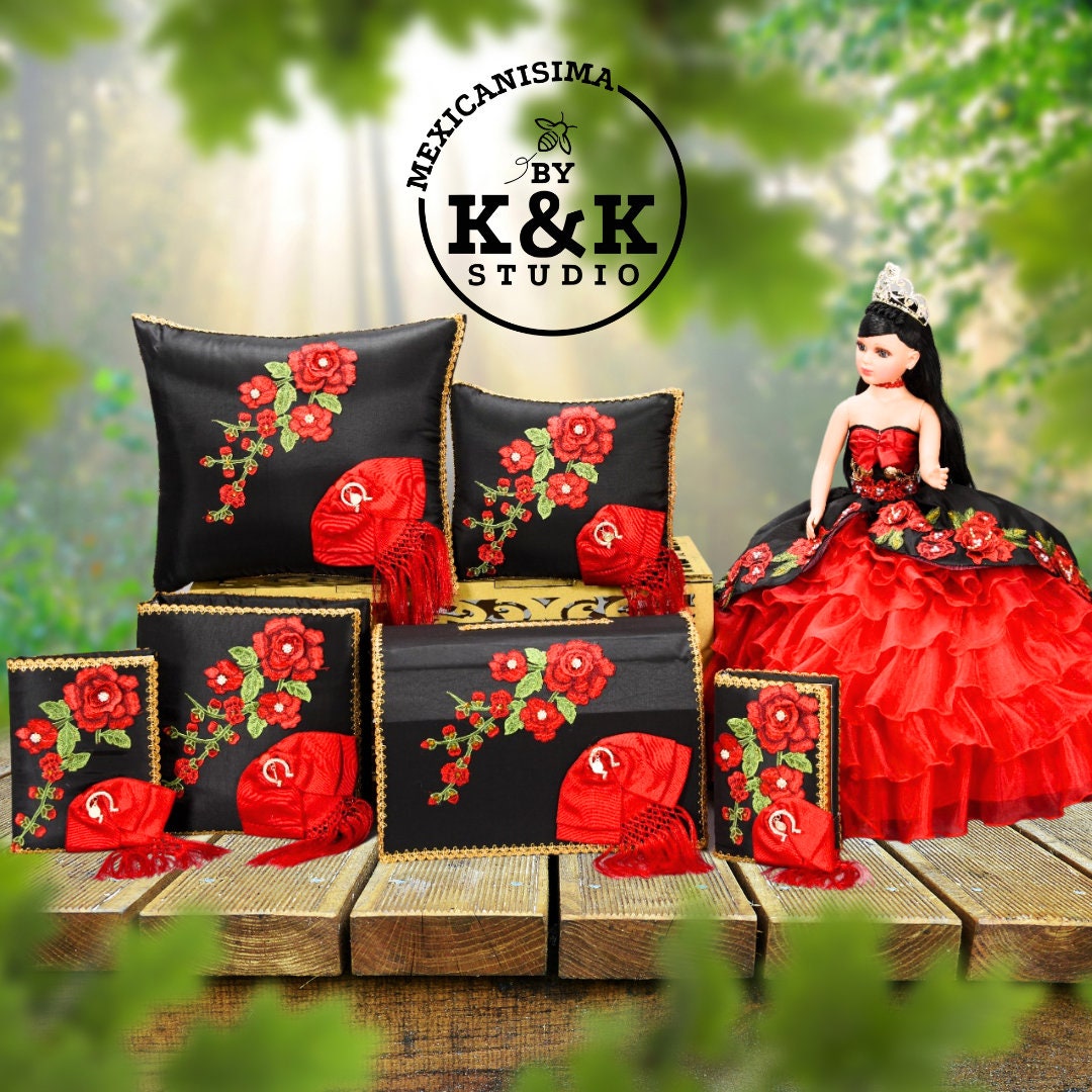 Charra Quinceañera Set Custom Made Quinceañera Accessories Etsy