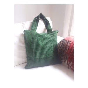 Hippy corduroy bag. Handmade Corduroy Maxi Bag. Fabric large bag. Fabric handbag with a Zip. handgefertigte Stofftasche