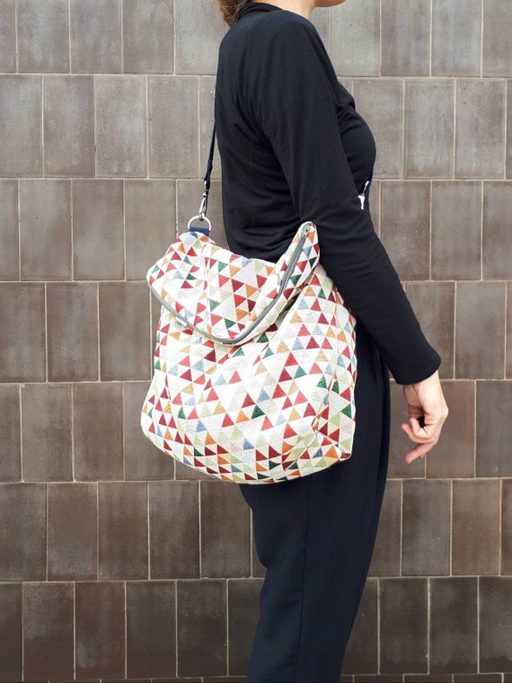 handmade fabric crossbody bags