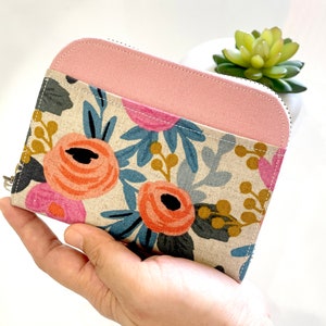 CUTE Womans Wallet,Minimalist Wallet,Small Wallet,Credit Card Holder,Zip Wallet,zip around wallet, minimal wallet,womens wallet small,GIFTS!