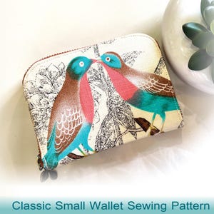 Zipper Wallet,Wallet Sewing Pattern,Digital Sewing Pattern–Small Wallet with Zipper&Card Holder,PDF Download Pattern,DIY Craft,DIY Gift Idea