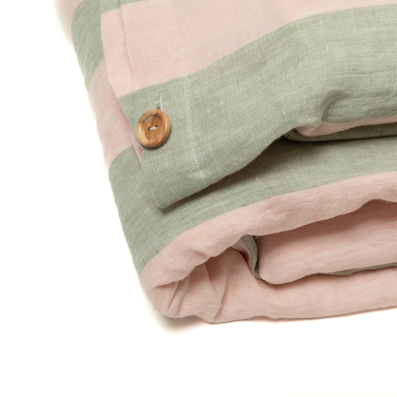 Linen Bedding set in 'Gelato' image 3