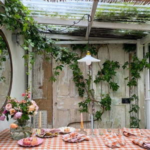 Linen Tablecloth in Marmalade image 2