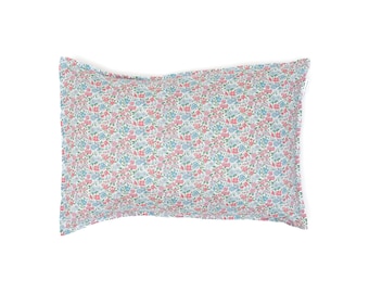 Pillowcase made with Liberty Fabric  'Annabella Blue'