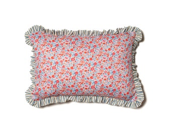 Cushion made from Liberty fabric 'Theresa'