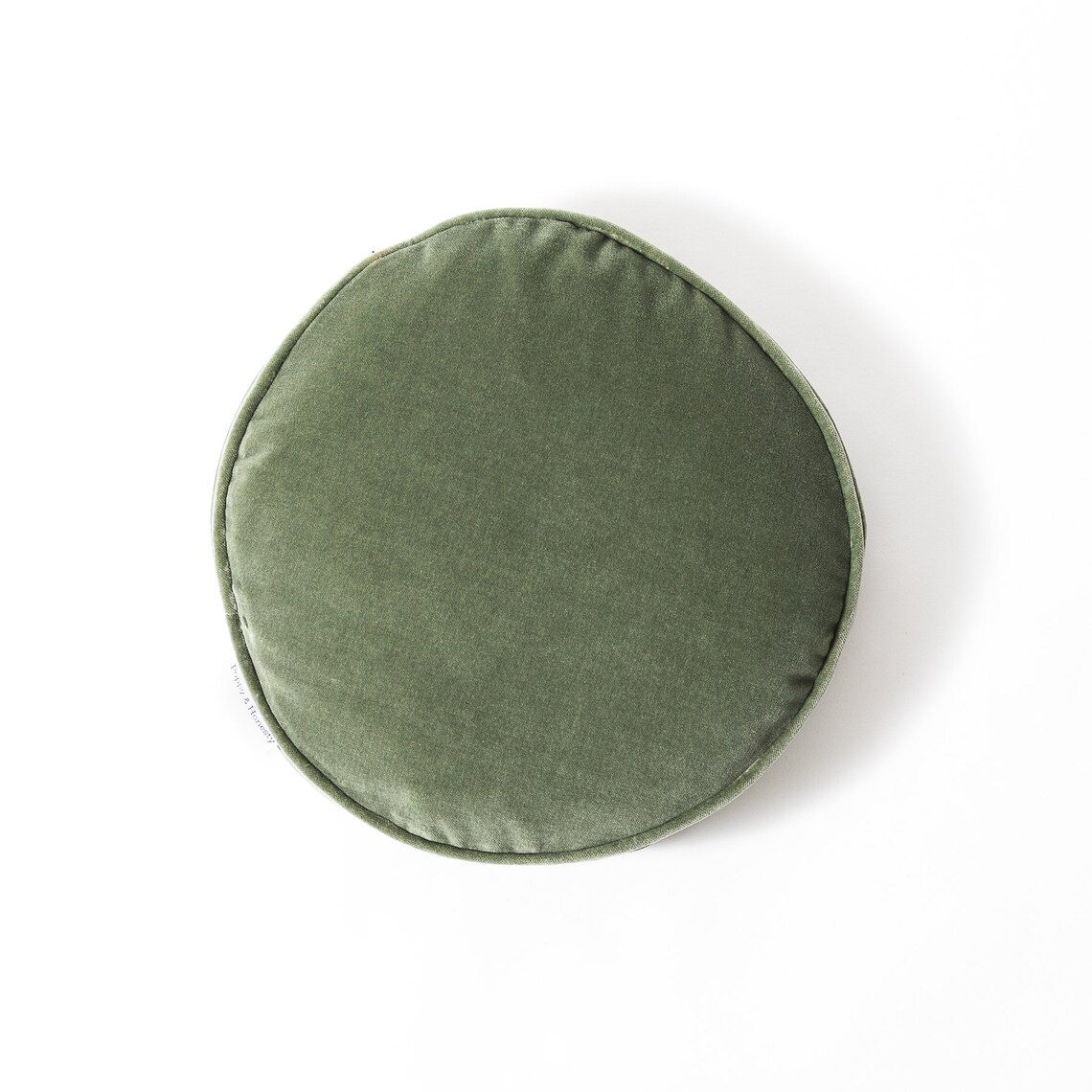 Round Velvet Cushions Bright Colours Etsy UK