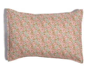 Pillowcase made with Liberty Fabric 'Millie Francesca''