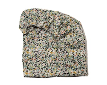 Fitted Sheet made with Liberty Fabric  'Wiltshire'