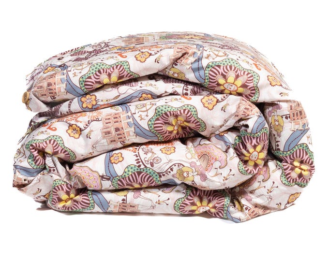 Featured listing image: Bedding Set made with Organic Liberty Fabric 'Shirley Smith'