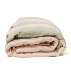 Linen Bedding set in 'Gelato' image 1