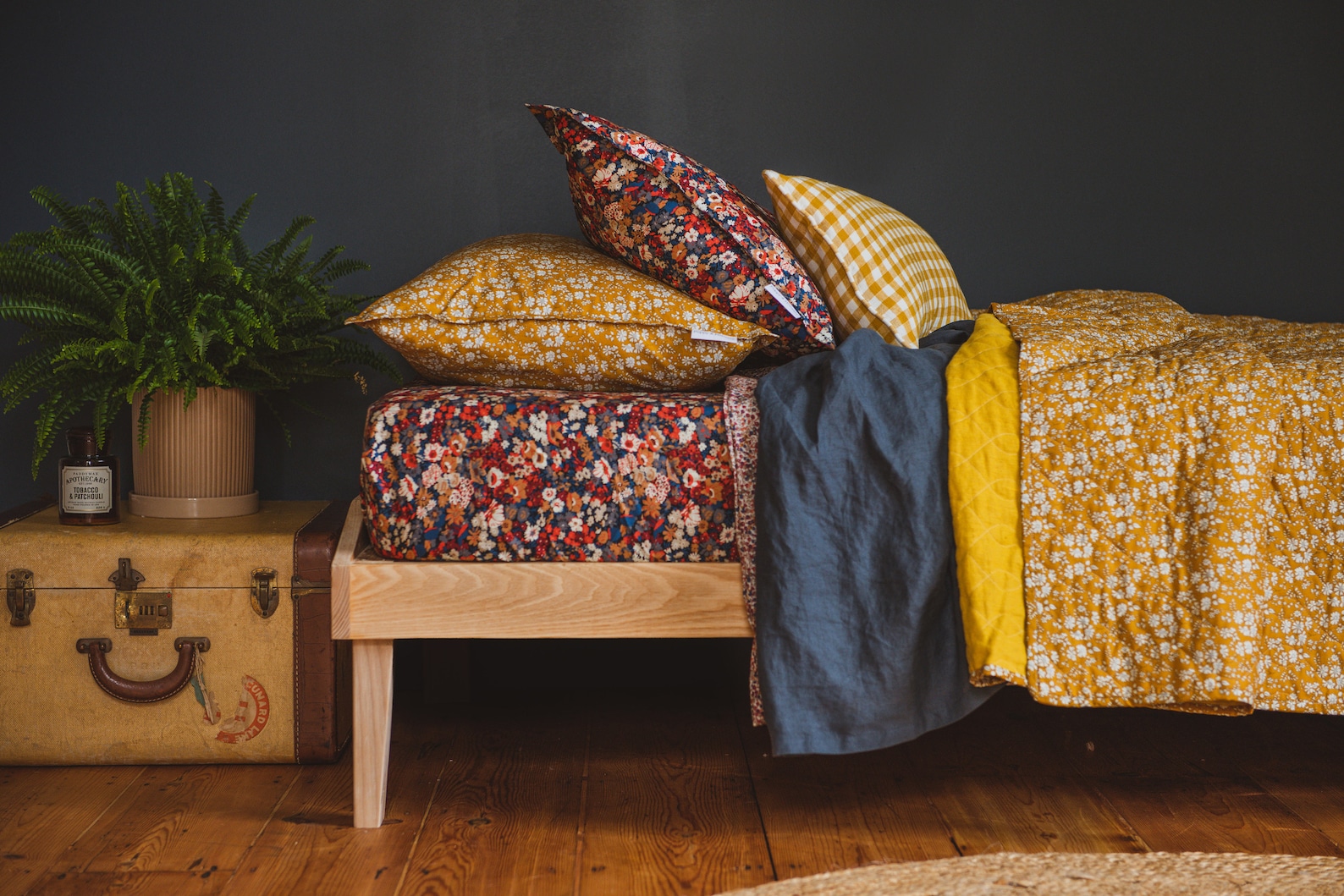 Bedding Set Made With Liberty Fabric 'capel' - Etsy