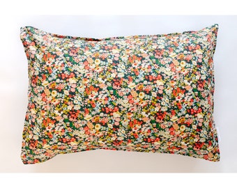 Pillowcase made with Liberty Fabric  'Thorpe Green'