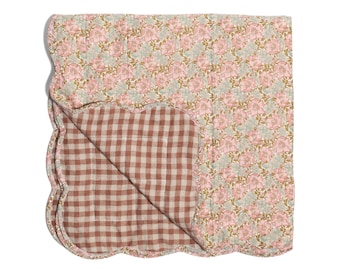 Quilt made from  Liberty fabric 'Millie Francesca''