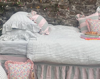 Valance or Bed Skirt with a ruffle - Gelato