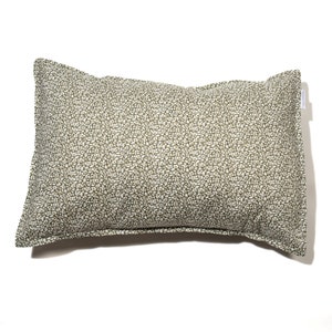 Pillowcase made with Liberty Fabric  &#39;Feather Meadow - Olive&#39;