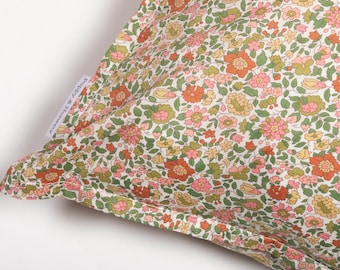 Pillowcase made with Liberty Fabric  'Theresa Green'