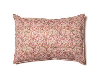 Pillowcase made with Liberty Fabric  'Poppy and Daisy Pink'