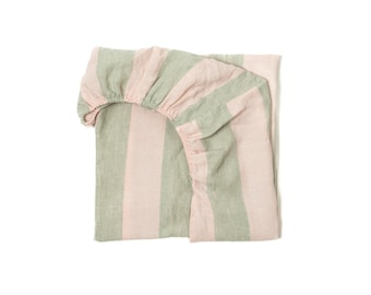 Linen Fitted Sheet - Gelato