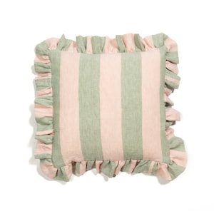 Linen Cushion Cover in 'Gelato'