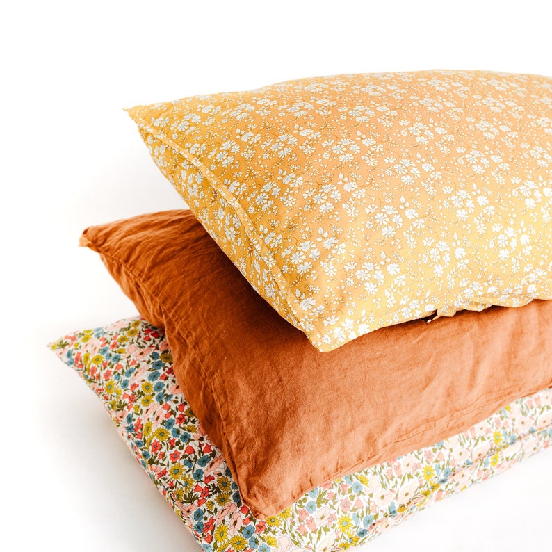 Pillowcase made with Liberty Fabric 'Poppy and Daisy Etsy