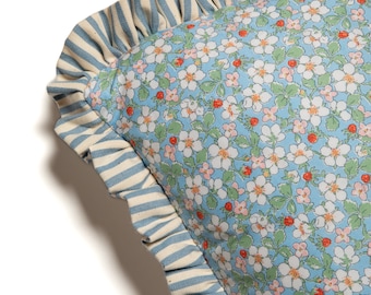 Cushion Cover made from Liberty fabric 'Paysanne Blossom'