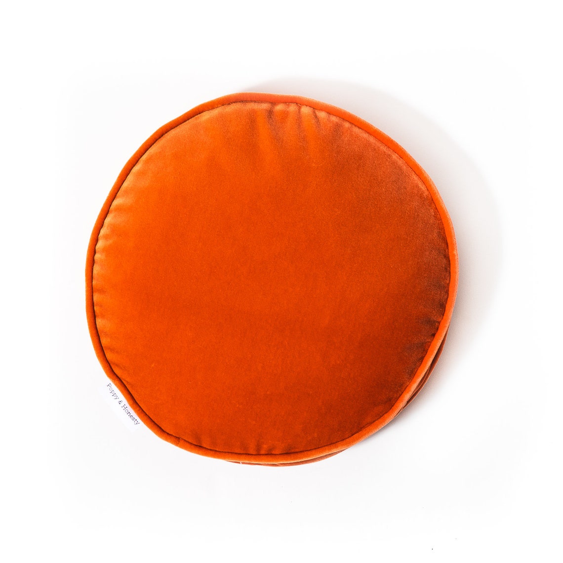 Round Velvet Cushions Bright Colours Etsy UK